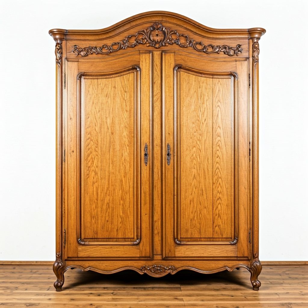 French Oak Armoire