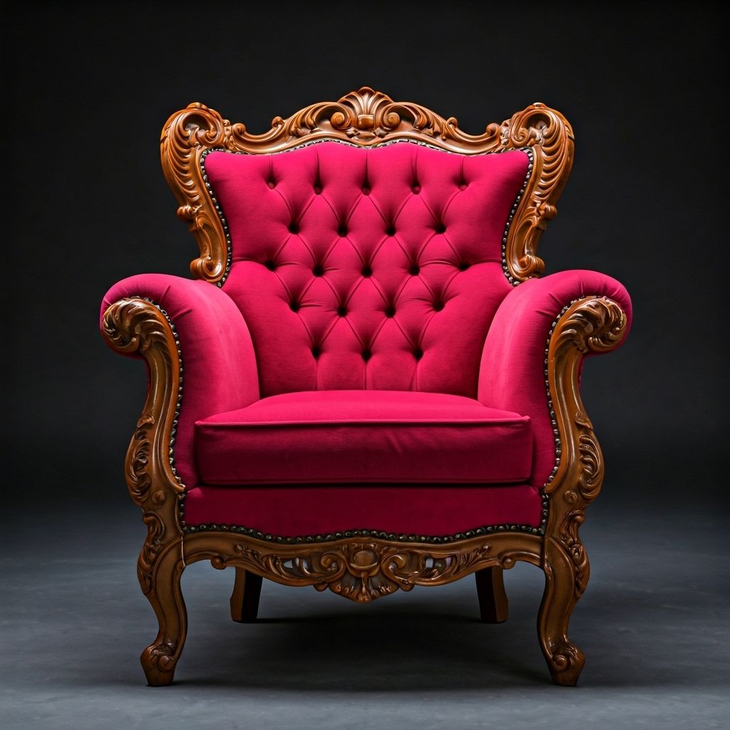 Velvet Accent Chair